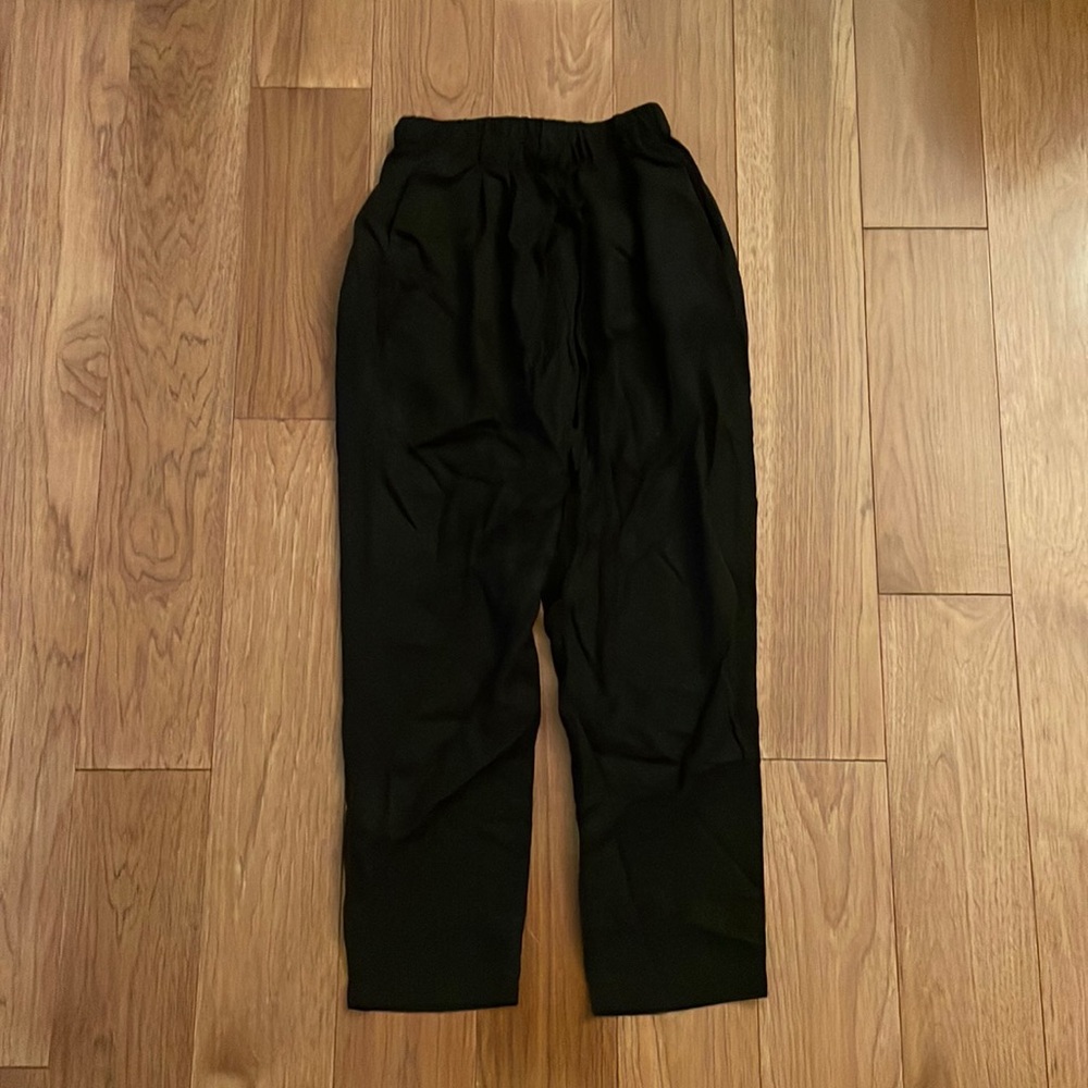 Muji | black pants | size:s